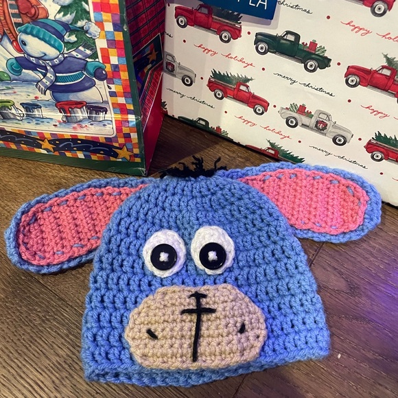 Other - Handmade Brand New Crocheted Eeyore Winnie the Pooh Baby Hat